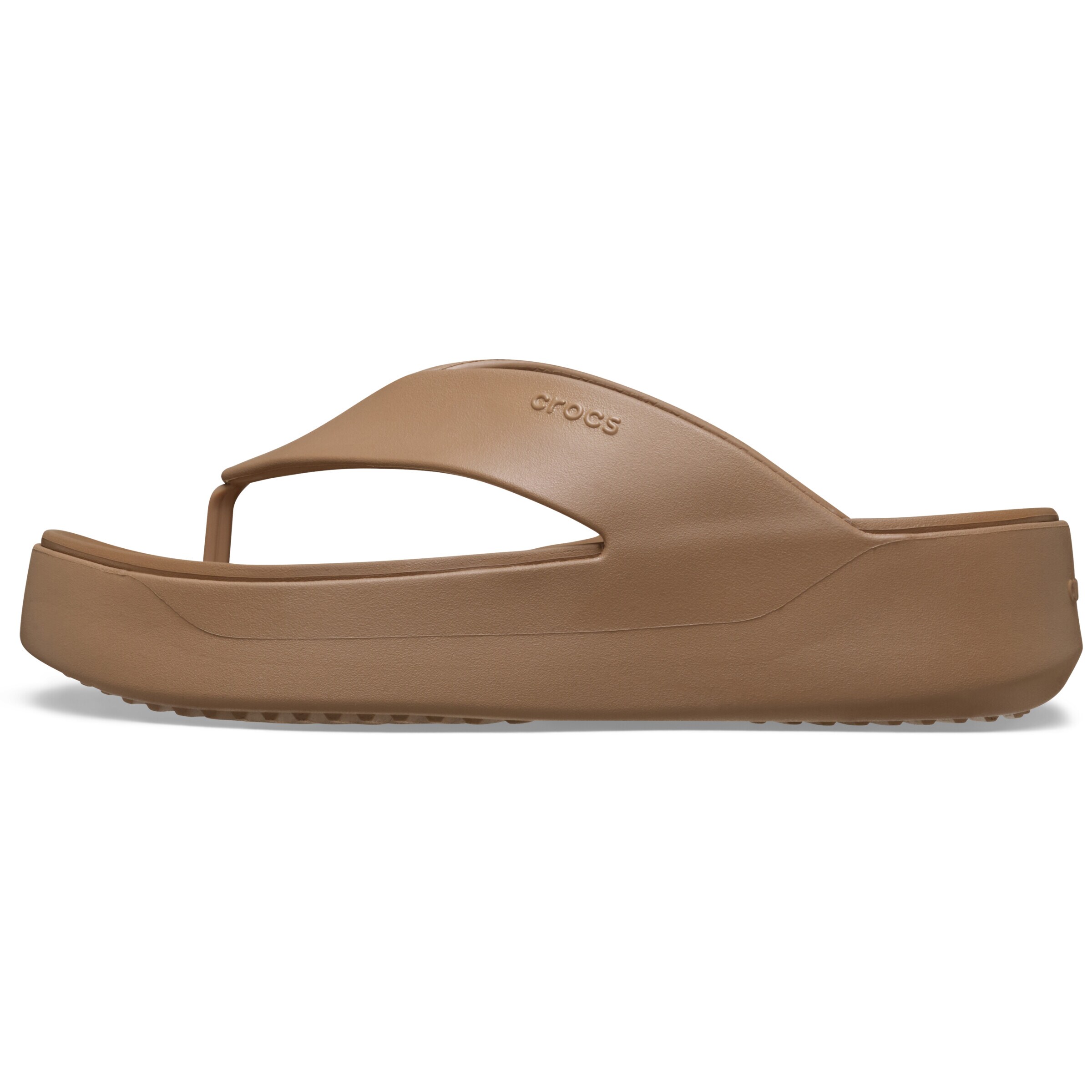 Crocs Varvastossut 'Getaway' värissä ruskea: etupuoli