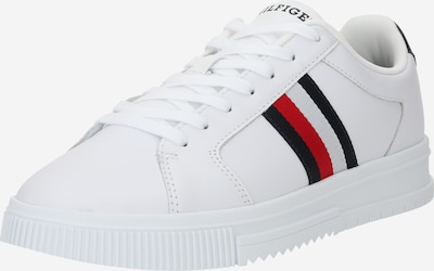 TOMMY HILFIGER Sneakers low 'Supercup Essential' i mørkeblå / rød / hvit, Produktvisning