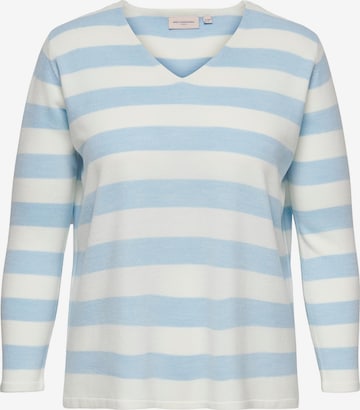 ONLY Carmakoma Sweater 'Melinna' in Blue: front