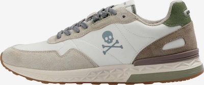 Scalpers Zemie brīvā laika apavi 'Harry', krāsa - krēmkrāsas / brūns / zaļš / balts, Preces skats