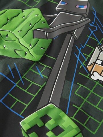 Maglietta 'NKMJUKE MINECRAFT' di NAME IT in grigio