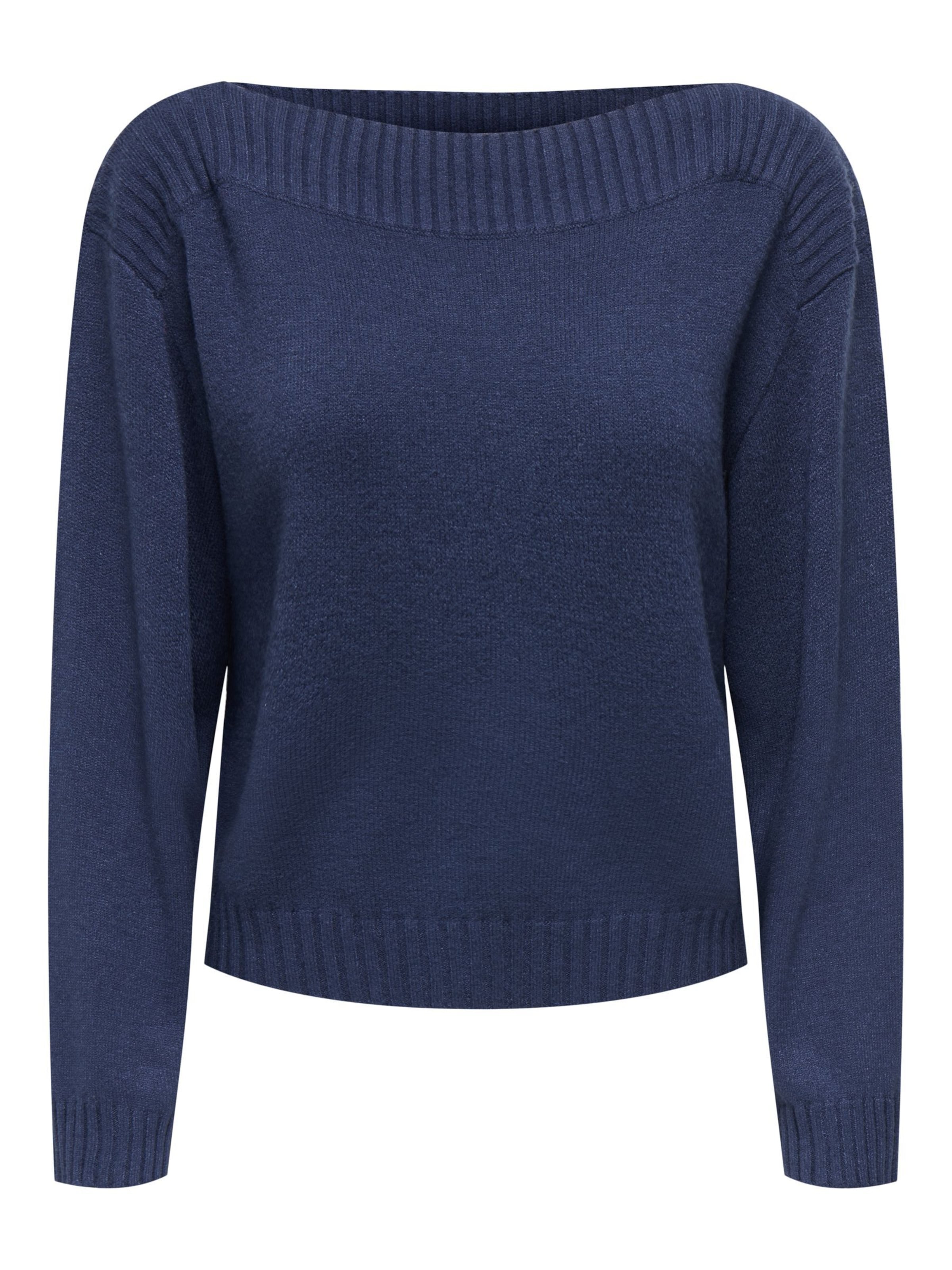 ONLY Pull-over 'KATIA ' en M en bleu, Vue avec produit