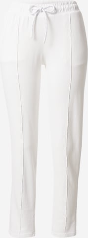 Soccx Regular Pants in White: front