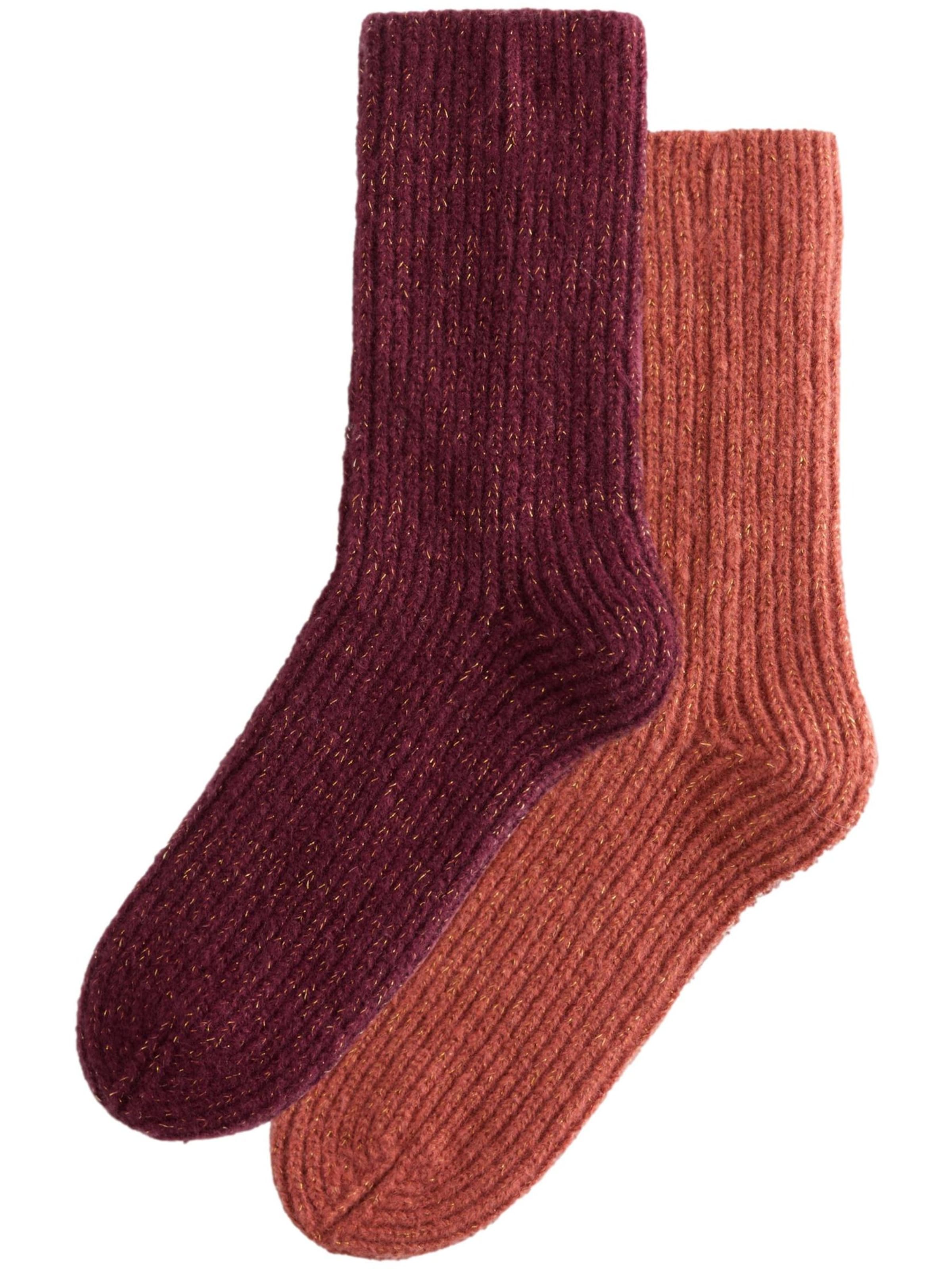 Next Къси чорапи в кафяво: отпред