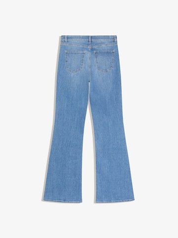 Bershka Разкроени Дънки в синьо