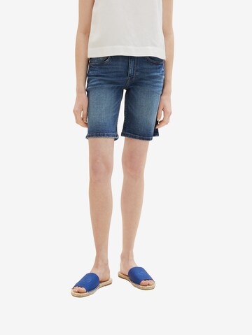 TOM TAILOR Regular Shorts 'Alexa' in Blau: predná strana