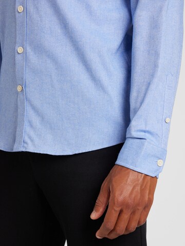 Lindbergh Regular fit Button Up Shirt in Blue