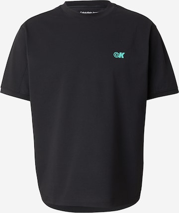 Calvin Klein Jeans Тениска в черно: отпред