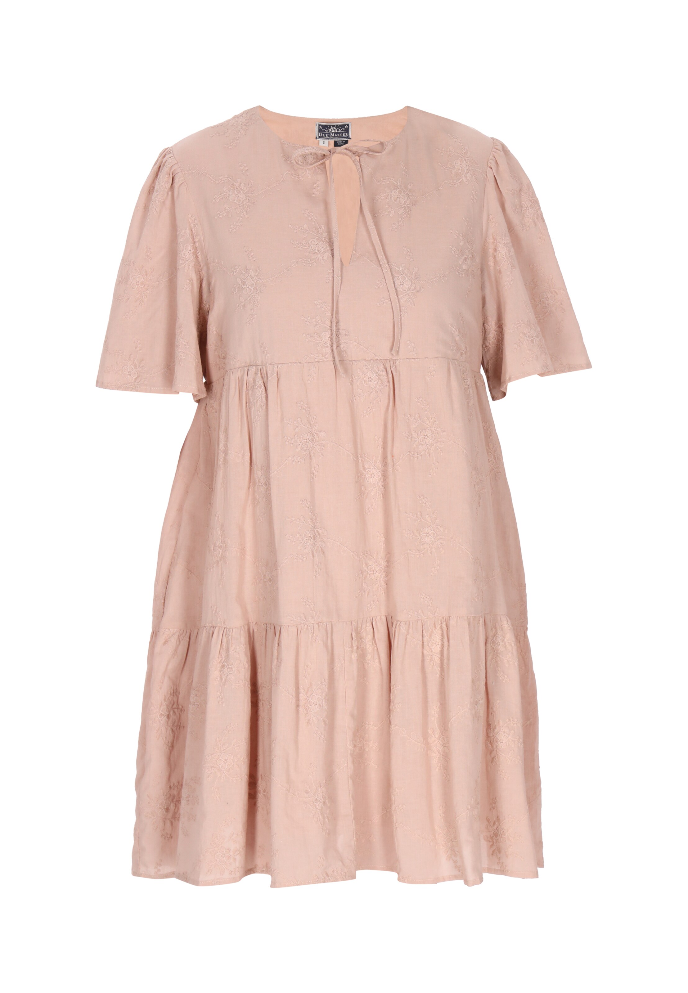 DreiMaster Maritim Blousejurk in Beige: voorkant