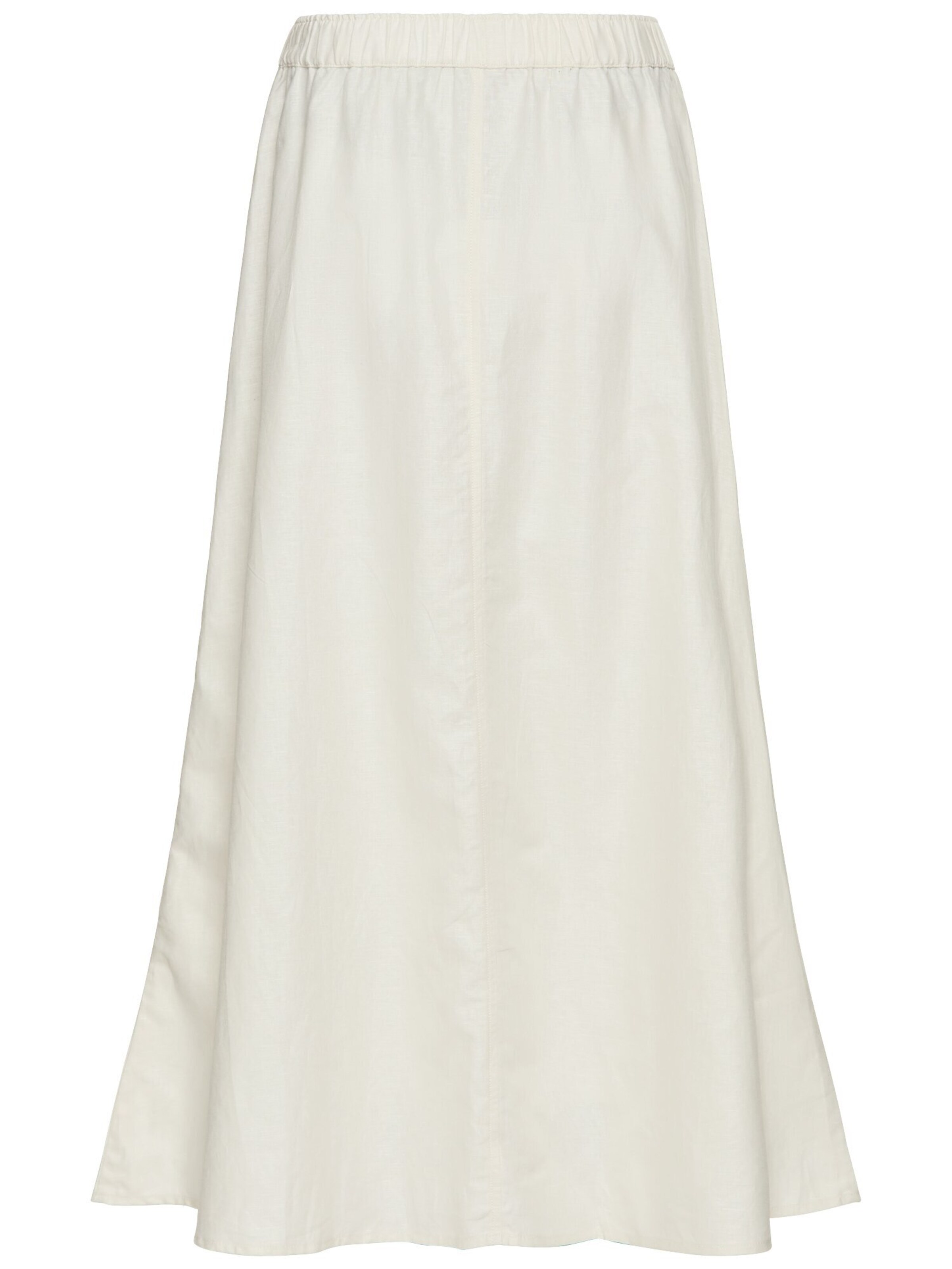 CAMEL ACTIVE A-Linienrock mit elastischem Bund in Weiß