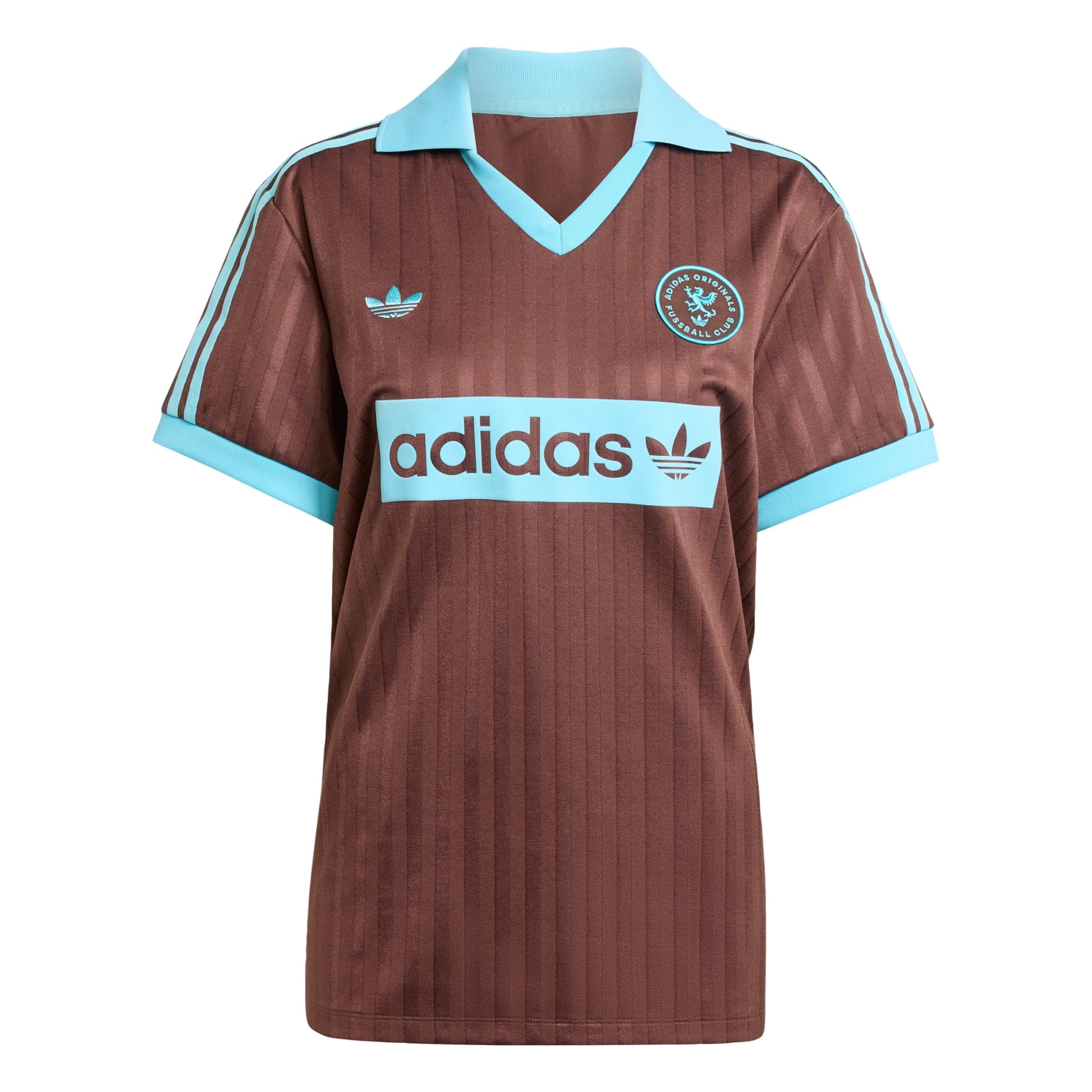 ADIDAS ORIGINALS Shirt 'Graphic Football-Inspired' in Brown: front