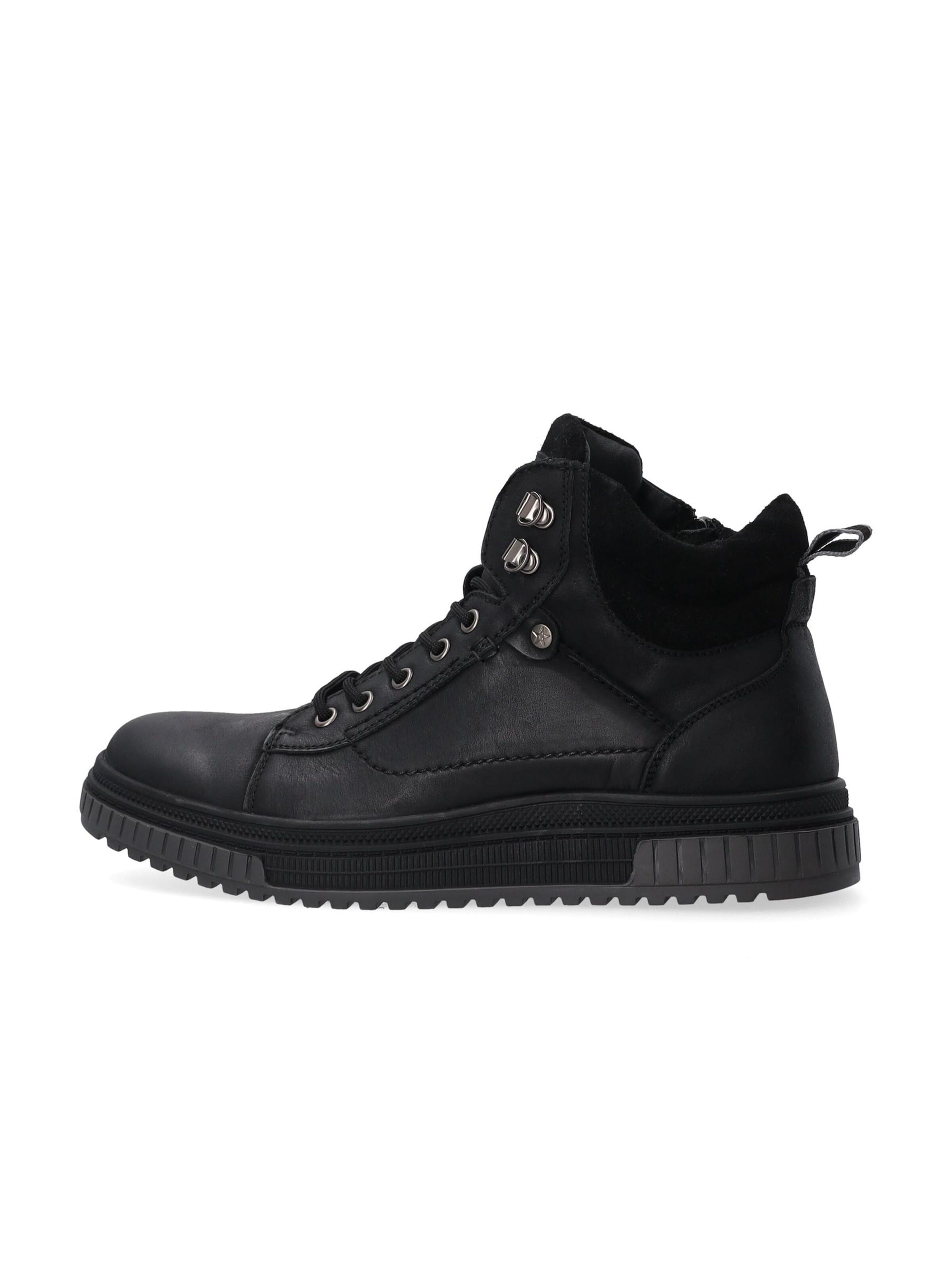 VENEZIA Schnürboots‌‌‌‌‌‌‌‌ in Schwarz: Vorderseite