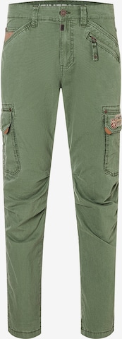 TIMEZONE Cargo Jeans 'Roger' in Green: front