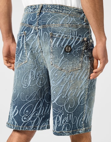 Philipp Plein Regular Jeans in Blauw