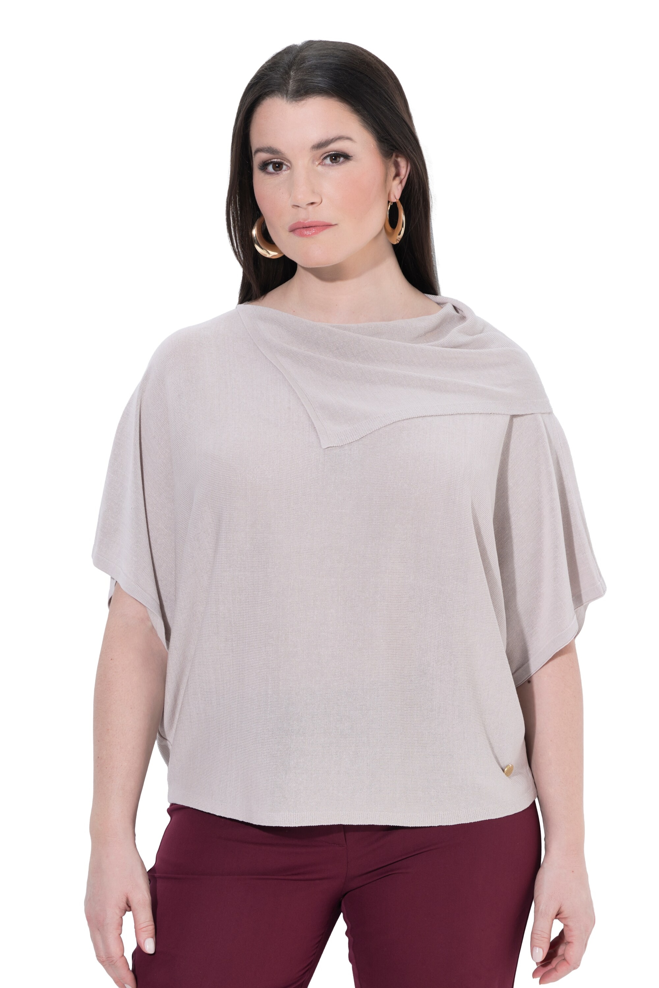 Ulla Popken Sweater in Grey: front