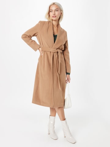 SELECTED FEMME Between-Seasons Coat 'ROSE' in Brown