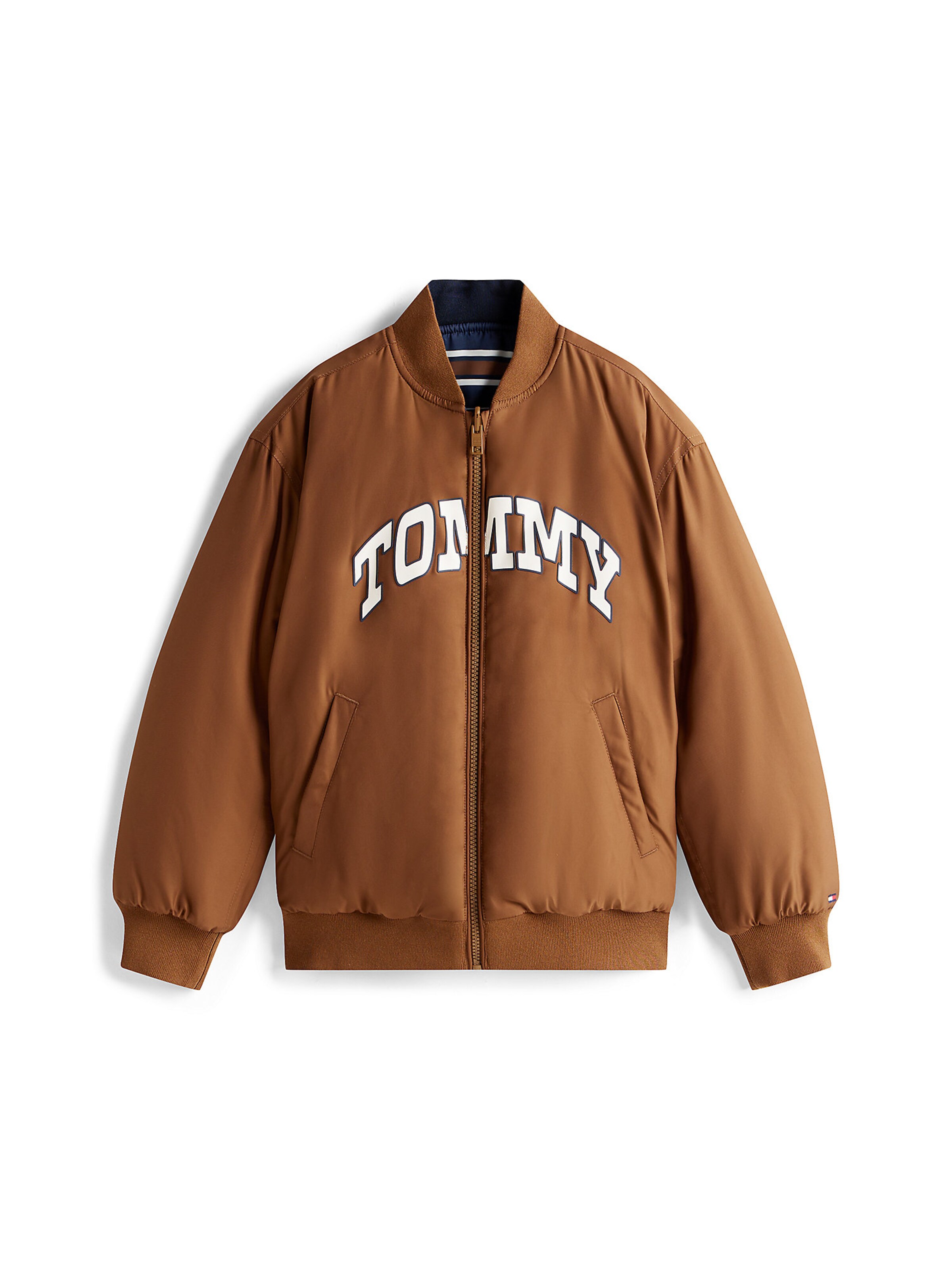 TOMMY HILFIGER Übergangsjacke in Braun: Vorderseite