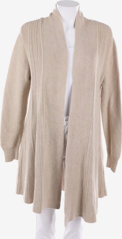 Joe Taft Baumwoll-Strickjacke L in Beige: predná strana