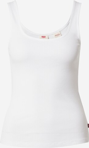 LEVI'S ® Top 'Essential Rib Tank' in Weiß: predná strana