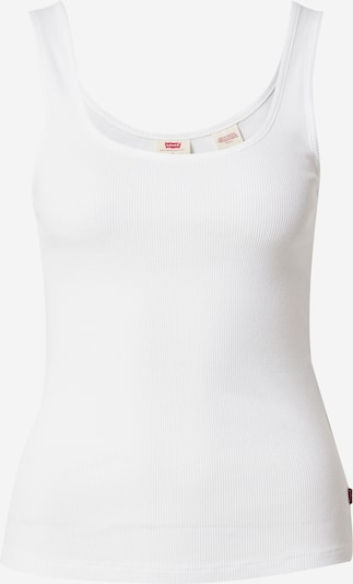 LEVI'S ® Toppi 'Essential Rib Tank Top' värissä punainen / luonnonvalkoinen, Tuotenäkymä