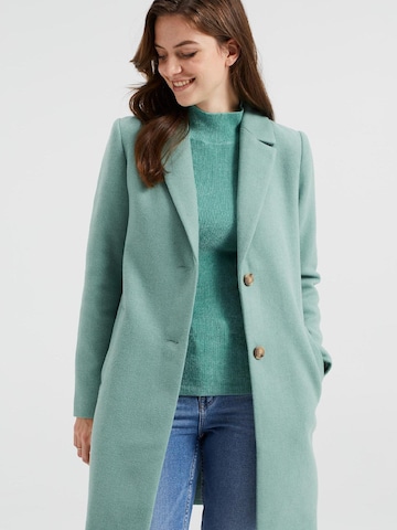 WE Fashion Between-Seasons Coat in Green: front