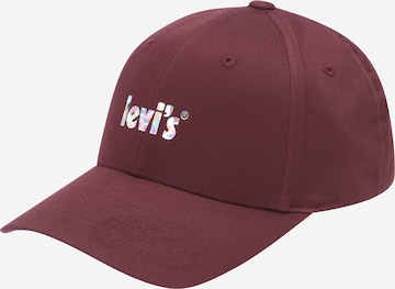 Cappello da baseball di LEVI'S in lilla: frontale