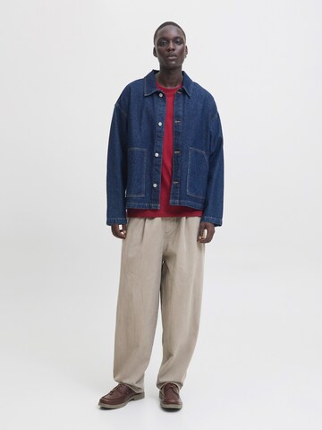 JACK & JONES Loosefit Laskosfarkut 'JPSTEVAN BLAINE' värissä harmaa