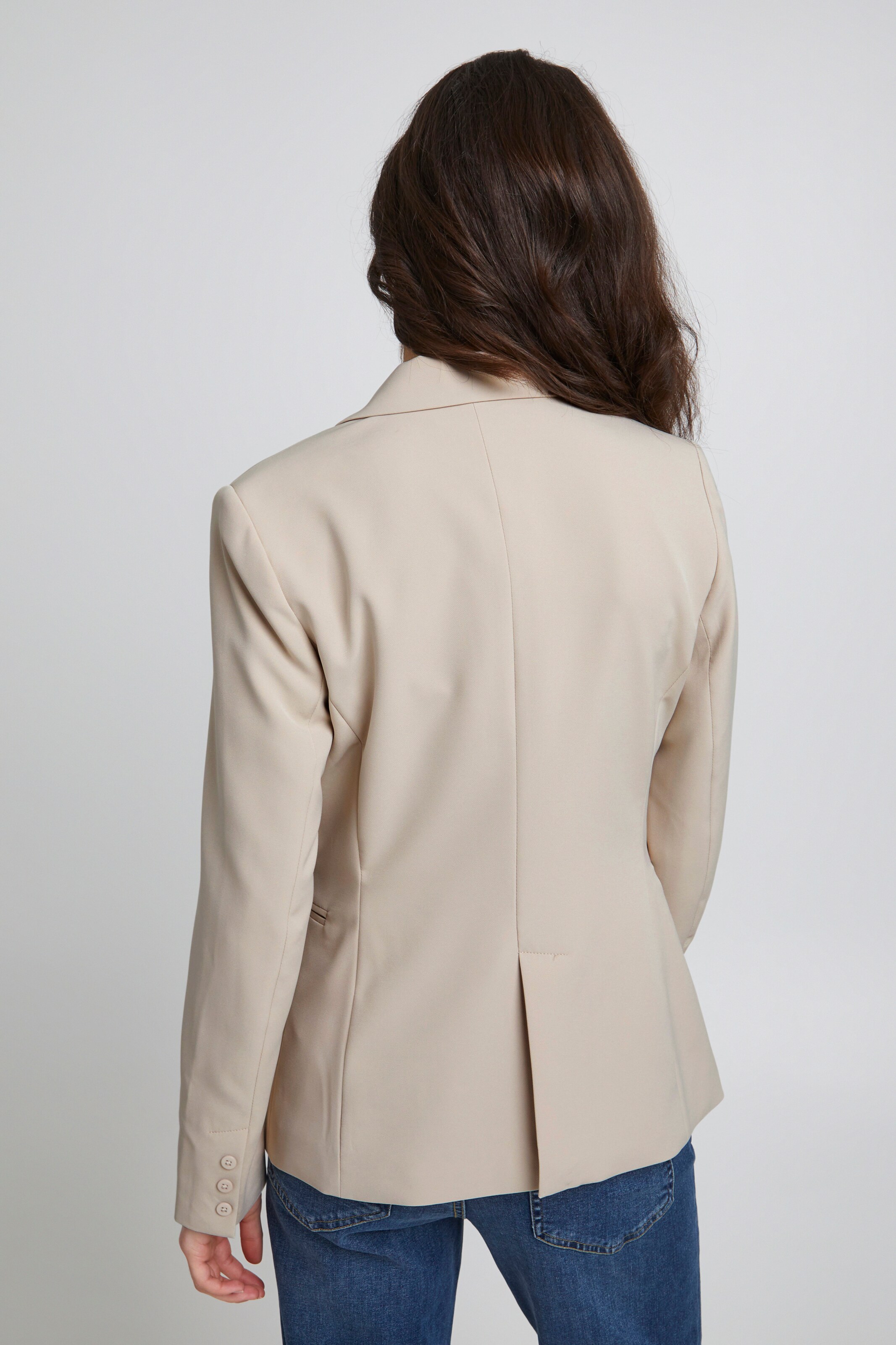 Frauen Blazer ICHI Blazer in Beige - TB28255 Frauen Blazer ICHI Blazer in Beige - TB28255