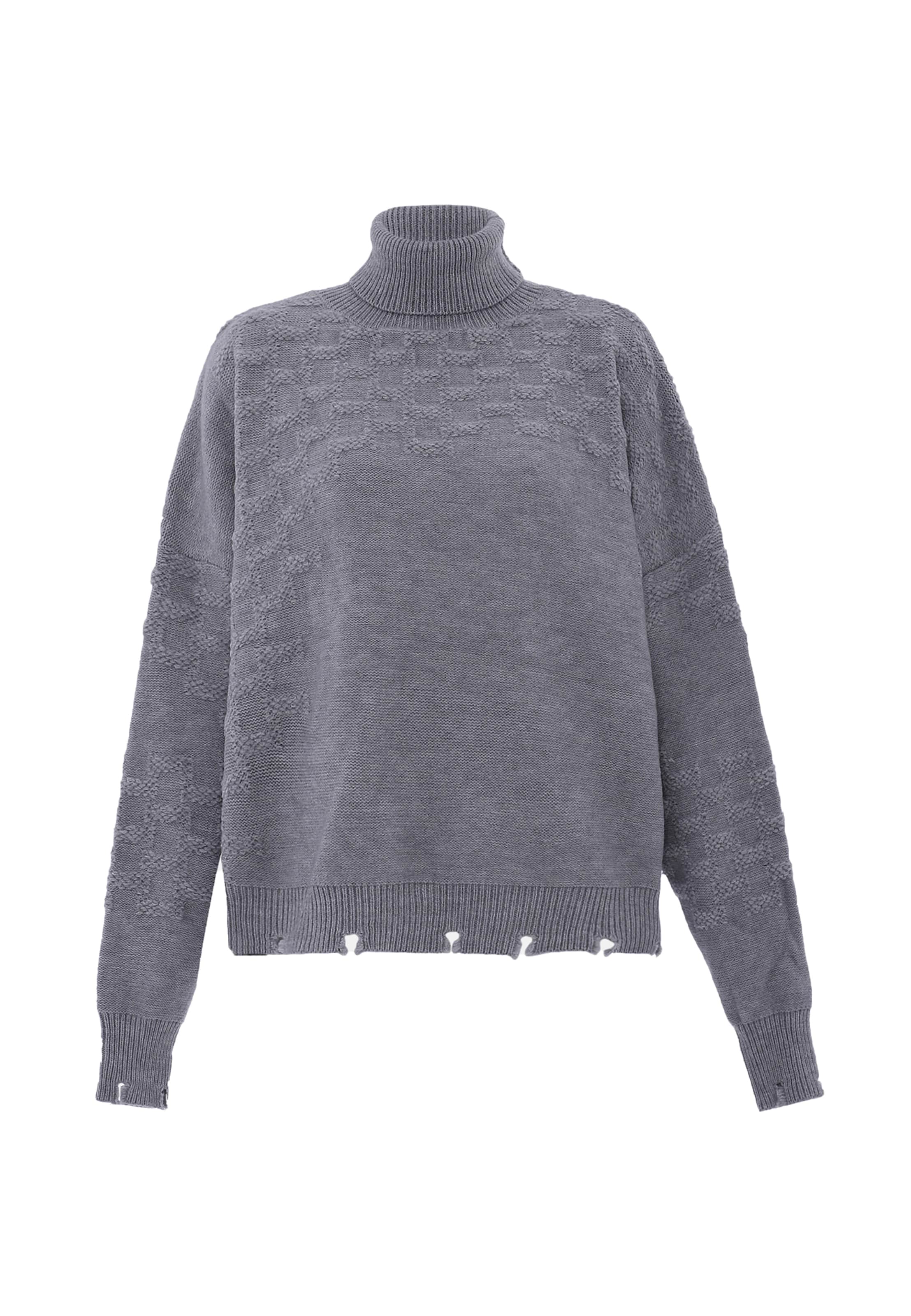 FENIA Pullover 'Fenia' in Grau: Vorderseite