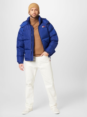 Tommy JeansZimska jakna 'ALASKA' - plava boja