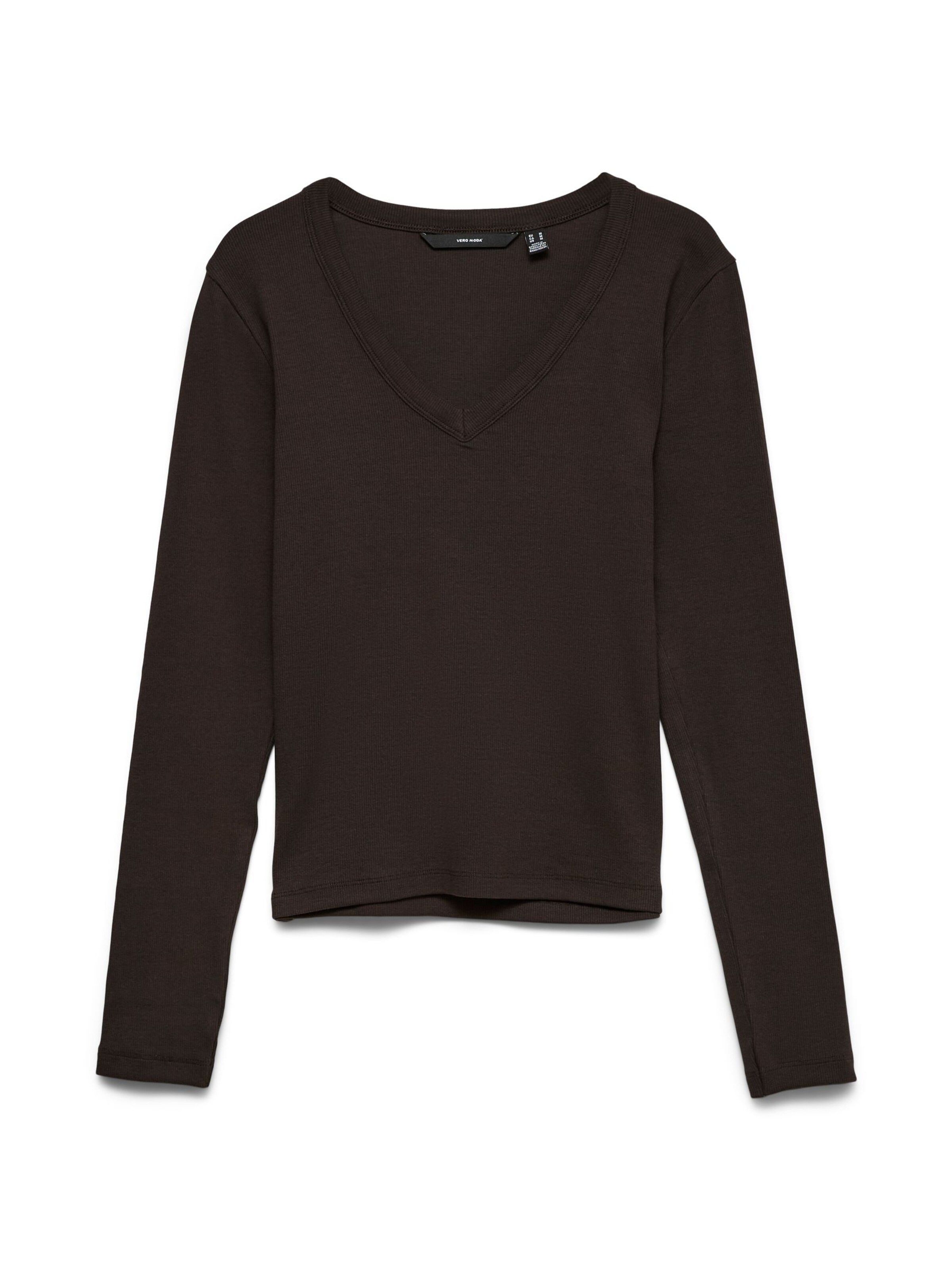 VERO MODA Shirt in Brown: front