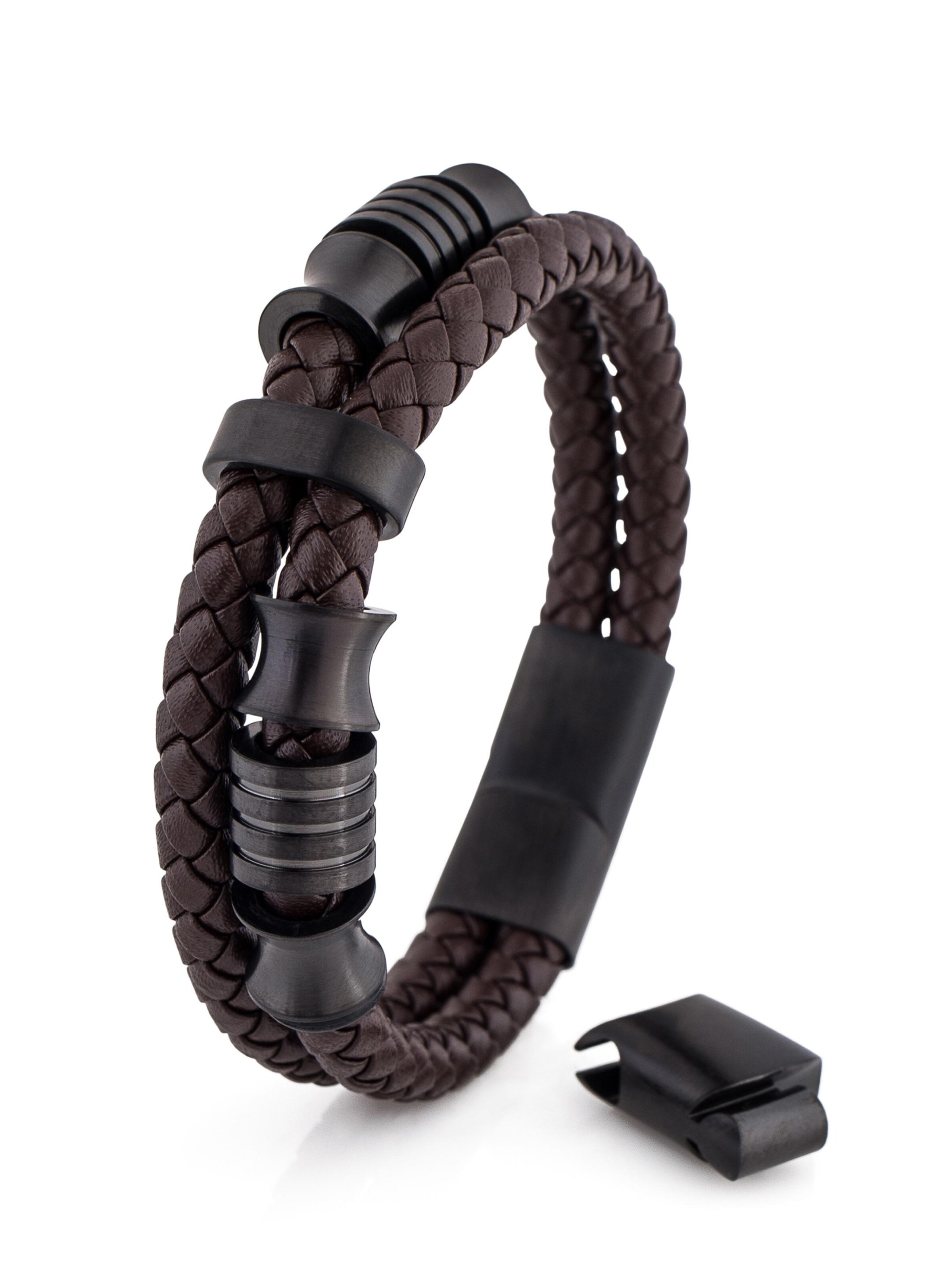 Akitsune Bracelet 'Gracilitas' in Brown: front