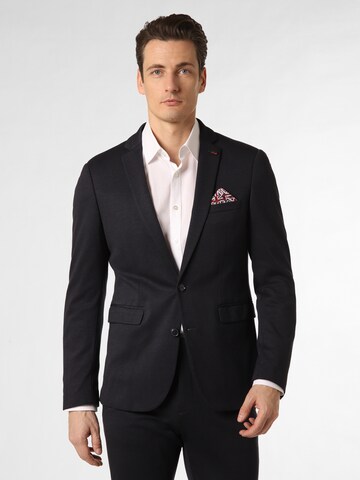 Finshley & Harding London Slim fit Colbert 'Brixdon' in Blauw: voorkant