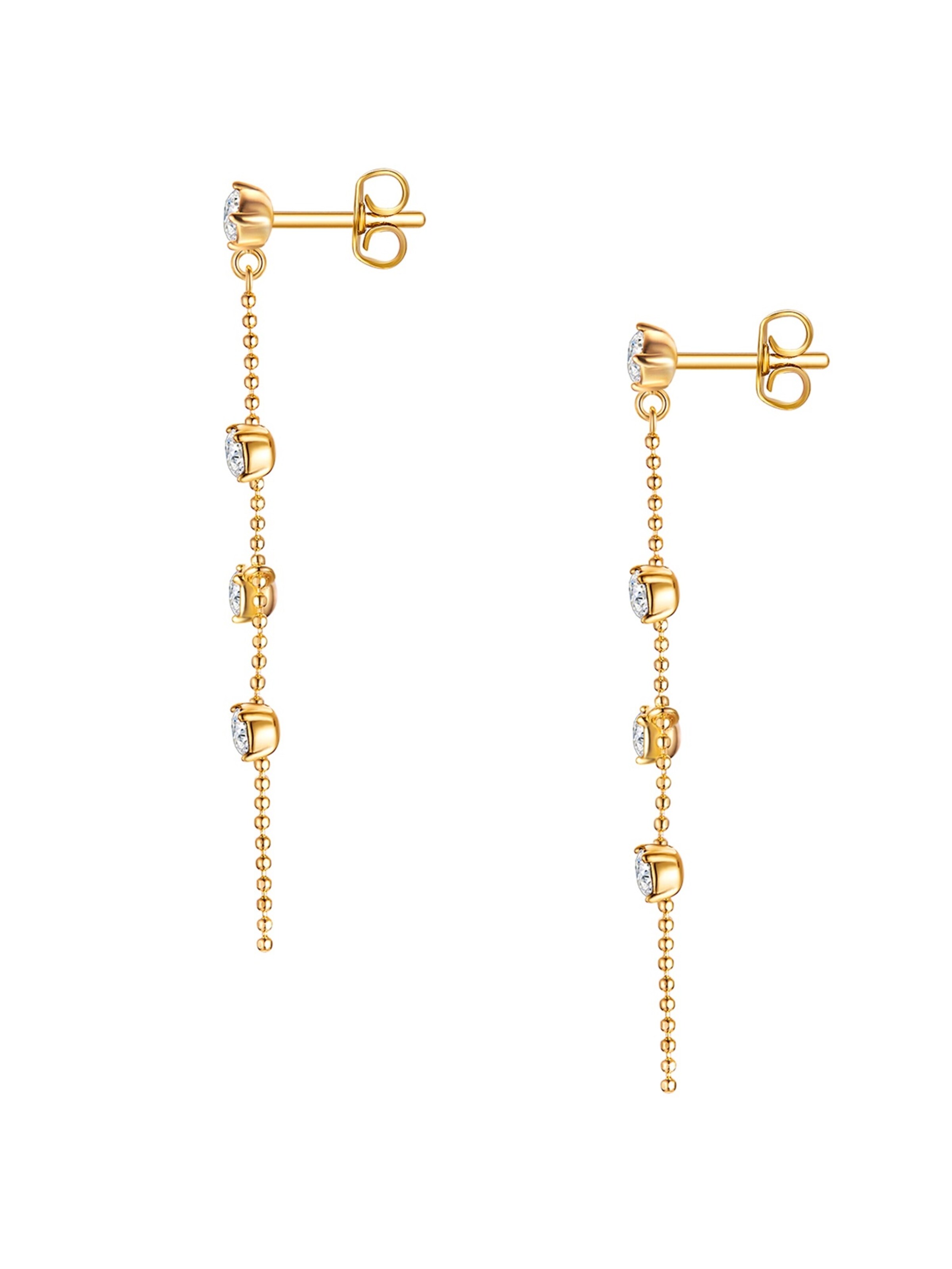 Lulu & Jane Oorbellen in Goud