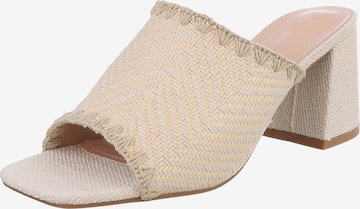 Ital-Design Pantolette in Orange: Vorderseite