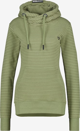 Alife and Kickin Sportisks džemperis 'Sarah', krāsa - olīvzaļš / gaiši zaļš, Preces skats