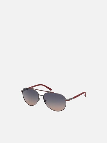 TIMBERLAND Zonnebril 'Timberland TB00039 Shiny gunmetal 60/15/135 MAN Sunglasses' in Grijs