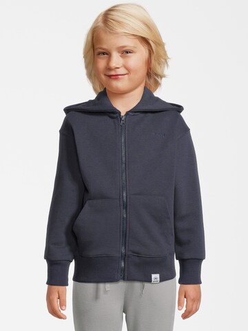 New Life Zip-Up Hoodie in Blue: front