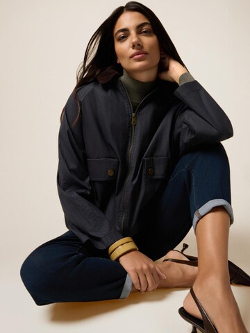 oltre Wintermantel in Blauw