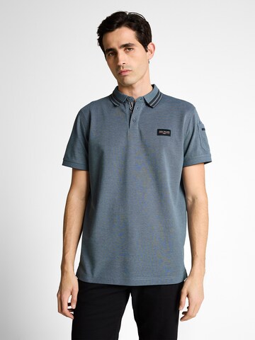 TOM TAILOR Shirt in Blue: front