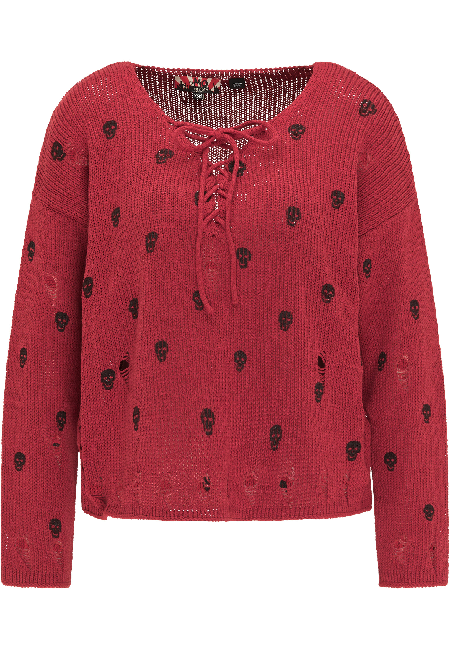 Swetry & dzianina Odzież myMo ROCKS Sweter w kolorze Czerwonym 