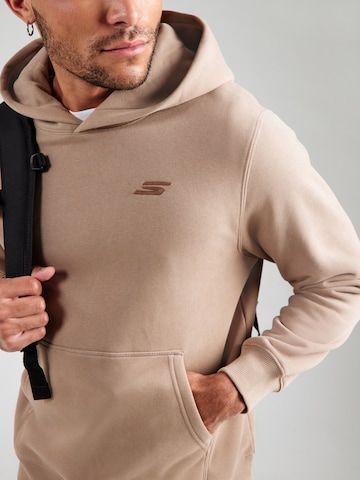 Sweat de sport SKECHERS en marron