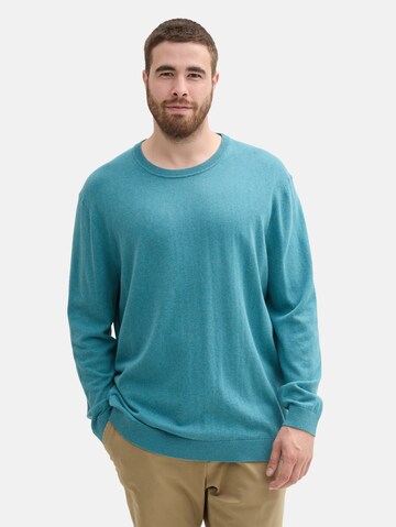 Pull-over TOM TAILOR Men + en vert : devant