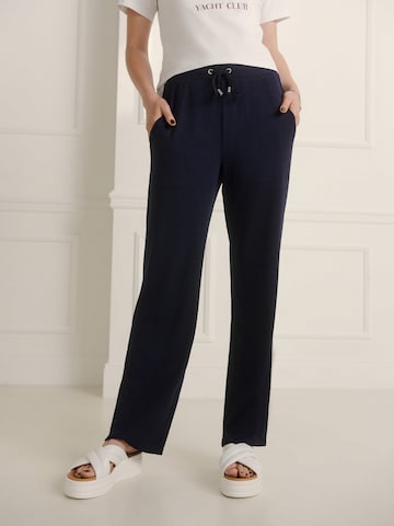 Guido Maria Kretschmer Women Loose fit Pants 'Ina' in Blue: front