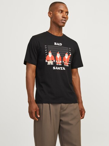 T-Shirt JACK & JONES en noir : devant