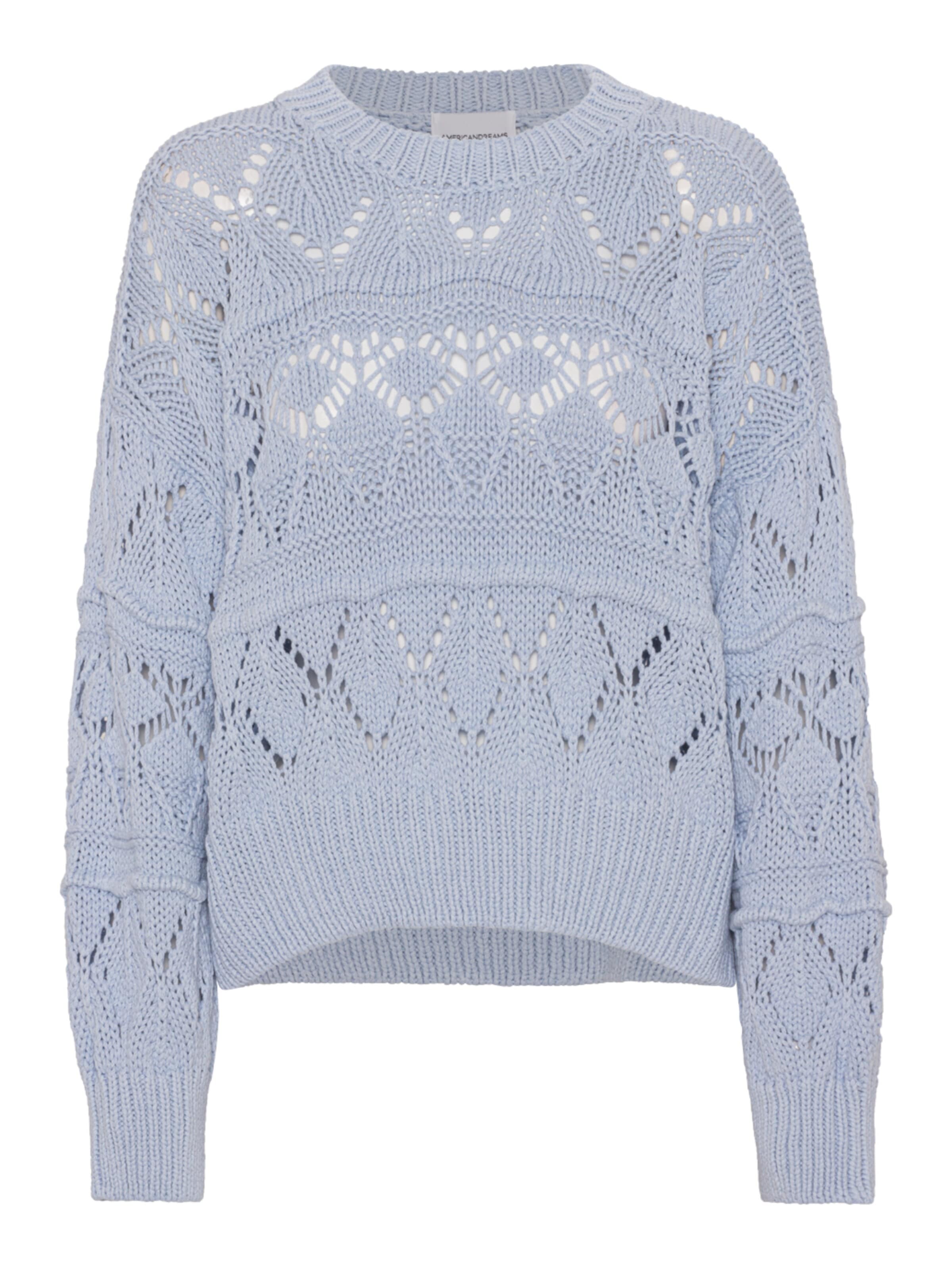 americandreams Pullover 'Cassie'‌‌‌‌ in S in hellblau, Produktansicht