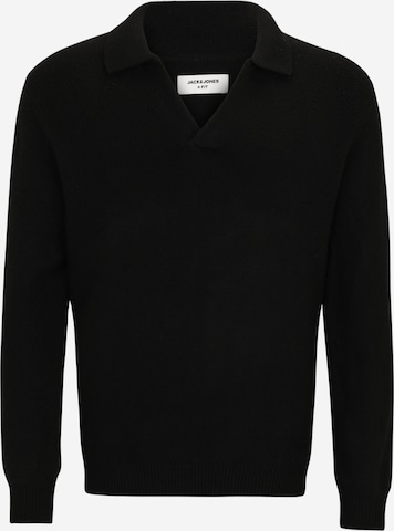 JACK & JONES Neulepaita 'JJSOHO' värissä musta: etupuoli