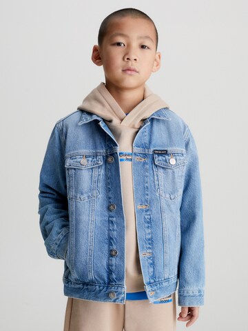 Calvin Klein Jeans Between-Season Jacket in Blue: front