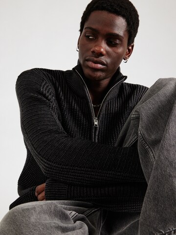 Pullover 'JJHugo' di JACK & JONES in nero