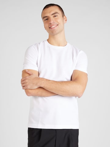 T-Shirt 'Tiburt' BOSS en blanc : devant